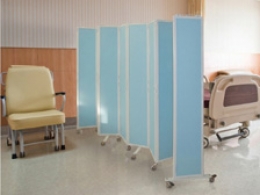 Separè autostabile CLIPPER ROLLER 30 - cm 222x180h (7 elementi)