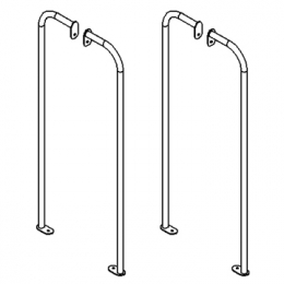 Maniglioni per separè CLIPPER ROLLER (Kit 4 pezzi)