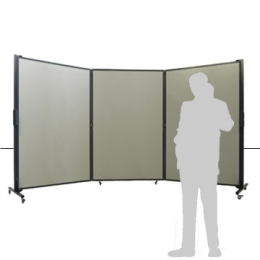 Separè autostabile CLIPPER TRIO "laminato" - cm 380x193h (3 elementi)