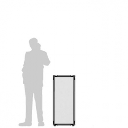 Pannello espositivo CLIPPER LEGGERO - cm 45x100h 