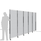 Separè a parete ALA ROLLER LIGHT "fonoassorbente" - cm 505x190h (5 elementi) - Separè a parete ALA ROLLER LIGHT 