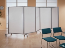 Separè autostabile ALA ROLLER "feltro" - cm 916x190h (9 elementi)