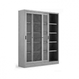 Armadio in lamiera, ad ante scorrevoli con rete cm 180.MD-AR18