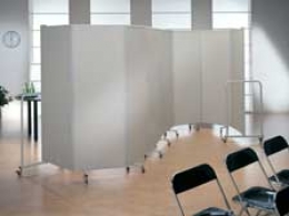 Separè autostabile CLIPPER ROLLER "laminato" - cm 471x193h (7 elementi)