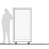 Pannello divisorio ALA "alveolare" dotato di coppia piedi AAP02 - cm 100x180h - Pannello divisorio ALA 