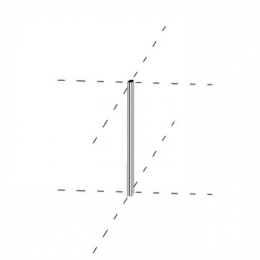 Montante MACRO.OFX - cm 4x4x160h