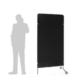 Schermo divisorio SWING con tessuto - cm 80x180h