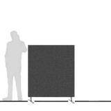 Pannello divisorio TXT autostabile con 2 basi dritte - cm 120x140h - Pannello divisorio TXT autostabile con 2 basi dritte - cm 120x140h