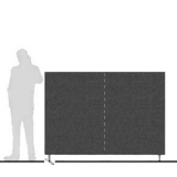 Pannello divisorio TXT di prosecuzione con 1 base dritta - cm 200x140h - Pannello divisorio TXT di prosecuzione con 1 base dritta - cm 200x140h