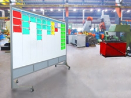 Lavagna su ruote MACRO LAVAGNA "bianca" cm.206x208h