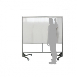 Lavagna su ruote MACRO LAVAGNA "bianca" cm.206x208h