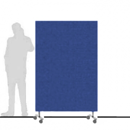 Pannello divisorio ZIPSOUND 02 su ruote - cm120x180h